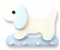 Colgador infantil Perro Celeste